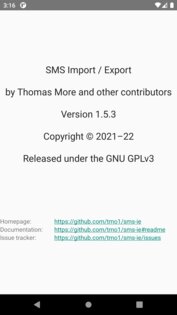 SMS Import / Export 2.12.0-standard. Скриншот 7