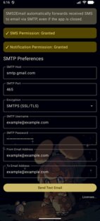 SMS2Email 1.1.35. Скриншот 1