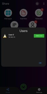 sharing 1.5.4-alpha2. Скриншот 3