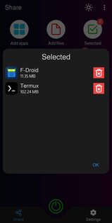 sharing 1.5.4-alpha2. Скриншот 4