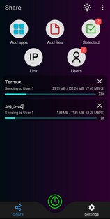 sharing 1.5.4-alpha2. Скриншот 7