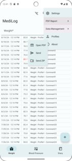 MediLog 3.8.1. Скриншот 4