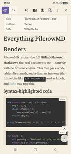 PilcrowMD 1.0.9. Скриншот 6