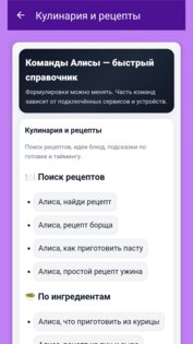 Команды Алисы 2.1. Скриншот 4
