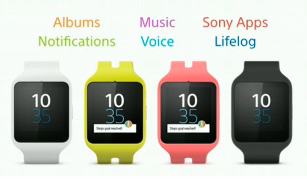 IFA 2014: SONY представила умные часы SmartWatch 3 и фитнес-браслет SmartBand Talk