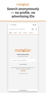 MetaGer: Search & Browser 6.22.2. Скриншот 1