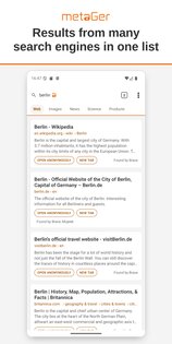 MetaGer: Search & Browser 6.22.2. Скриншот 3