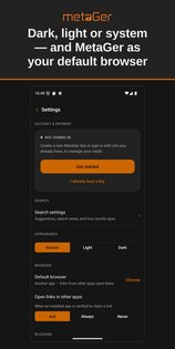 MetaGer: Search & Browser 6.22.2. Скриншот 7