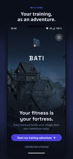 Bati: Fitness RPG 2.5.2. Скриншот 1