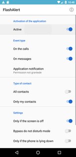 Flash Alert (Calls & SMS) 2.9.1. Скриншот 10