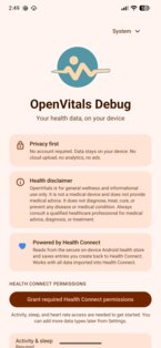 OpenVitals 2.9.1. Скриншот 12
