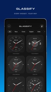 Glassify – Widgets & Themes 1.4.7. Скриншот 3