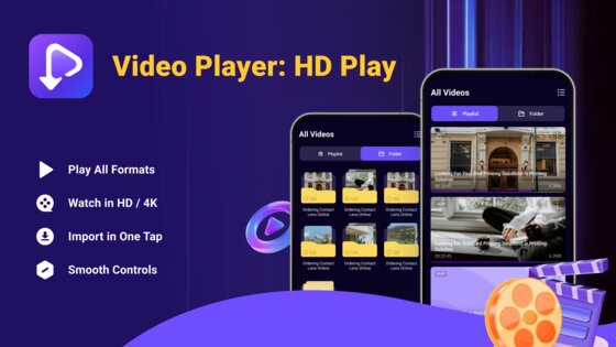 Video Player: HD Play 1.1.0. Скриншот 1