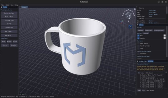 Materializr 1.7.3. Скриншот 1