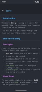 Emborg 0.7.0. Скриншот 1