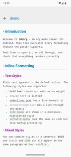Emborg 0.9.6. Скриншот 2