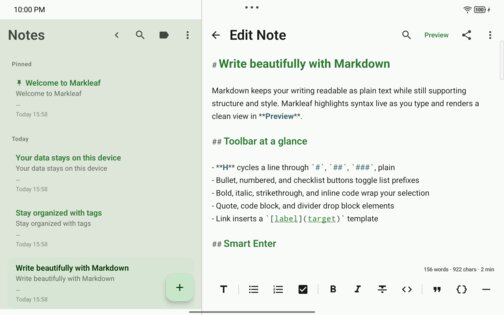 Markleaf 2.48.0. Скриншот 1