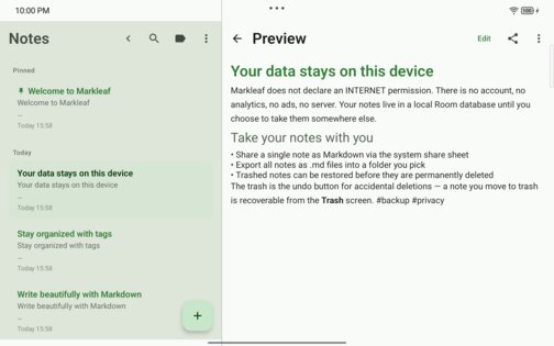 Markleaf 2.48.0. Скриншот 4