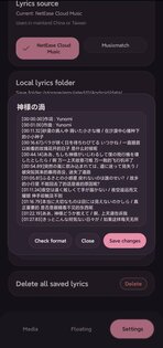 AirLyrics 1.2.6. Скриншот 6