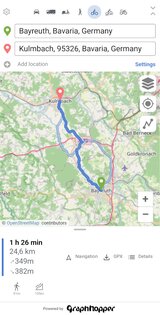 GraphHopper Maps 3.0.5. Скриншот 2
