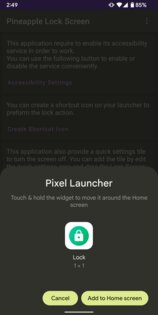 Pineapple Lock Screen 3.0.2-oss. Скриншот 2