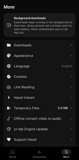 Hazel 1.1.13. Скриншот 6