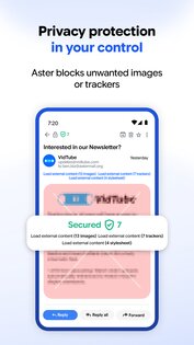 Aster Mail 0.6.156. Скриншот 3