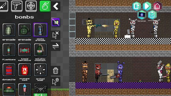 FNAF Playground Animatronics 1.0.5. Скриншот 1