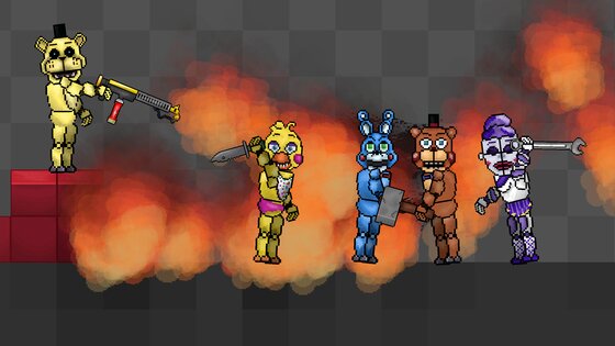 FNAF Playground Animatronics 1.0.5. Скриншот 3