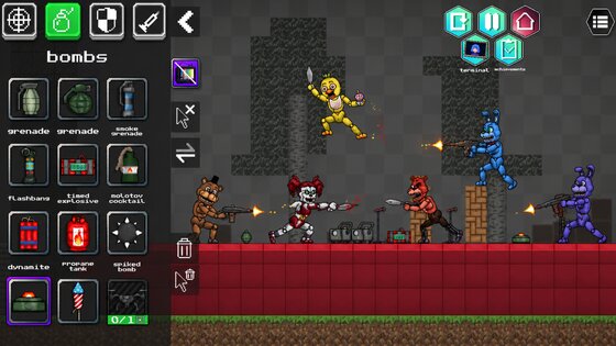 FNAF Playground Animatronics 1.0.5. Скриншот 4