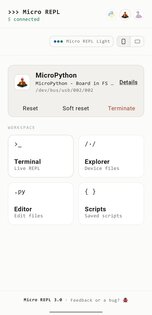 Micro REPL 3.1. Скриншот 5