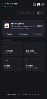 Micro REPL 3.1. Скриншот 6