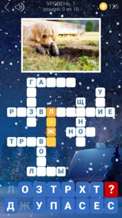 Зимние кроссворды 1.0.3. Скриншот 1