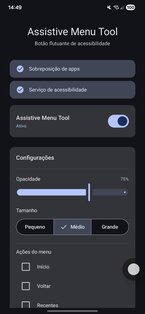 Assistive Menu Tool 1.4. Скриншот 1