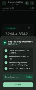 Learn Math 1.0.3. Скриншот 3