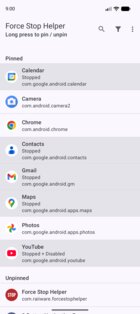 Force Stop Helper 0.13.0. Скриншот 2