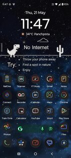 Live Wallpaper Dino game 1.4.0. Скриншот 3