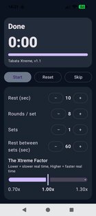 Tabata Xtreme 1.6.1. Скриншот 3
