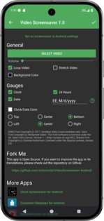Video Screensaver 1.3.1. Скриншот 3