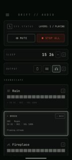 Drift // Audio 0.5.0. Скриншот 2