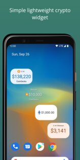 Simple Crypto Widget 8.8.2. Скриншот 1