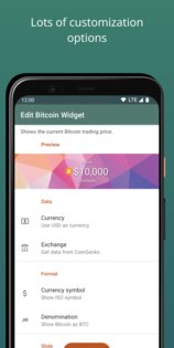 Simple Crypto Widget 8.8.2. Скриншот 4