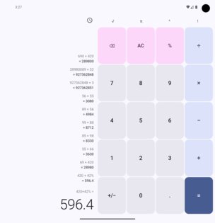 Calculator M3 1.5.2. Скриншот 6