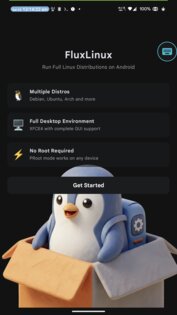FluxLinux 1.8.0. Скриншот 1