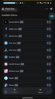 FluxLinux 1.8.0. Скриншот 3