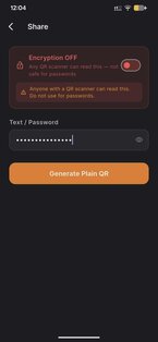 Secure QR Share 1.0.0. Скриншот 5