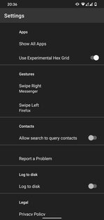 Hex Launcher 1.4.11. Скриншот 2