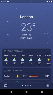 Fake Weather 1.3.1. Скриншот 2