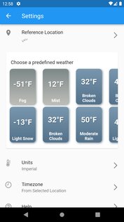 Fake Weather 1.3.1. Скриншот 6