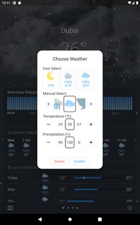 Fake Weather 1.3.1. Скриншот 10